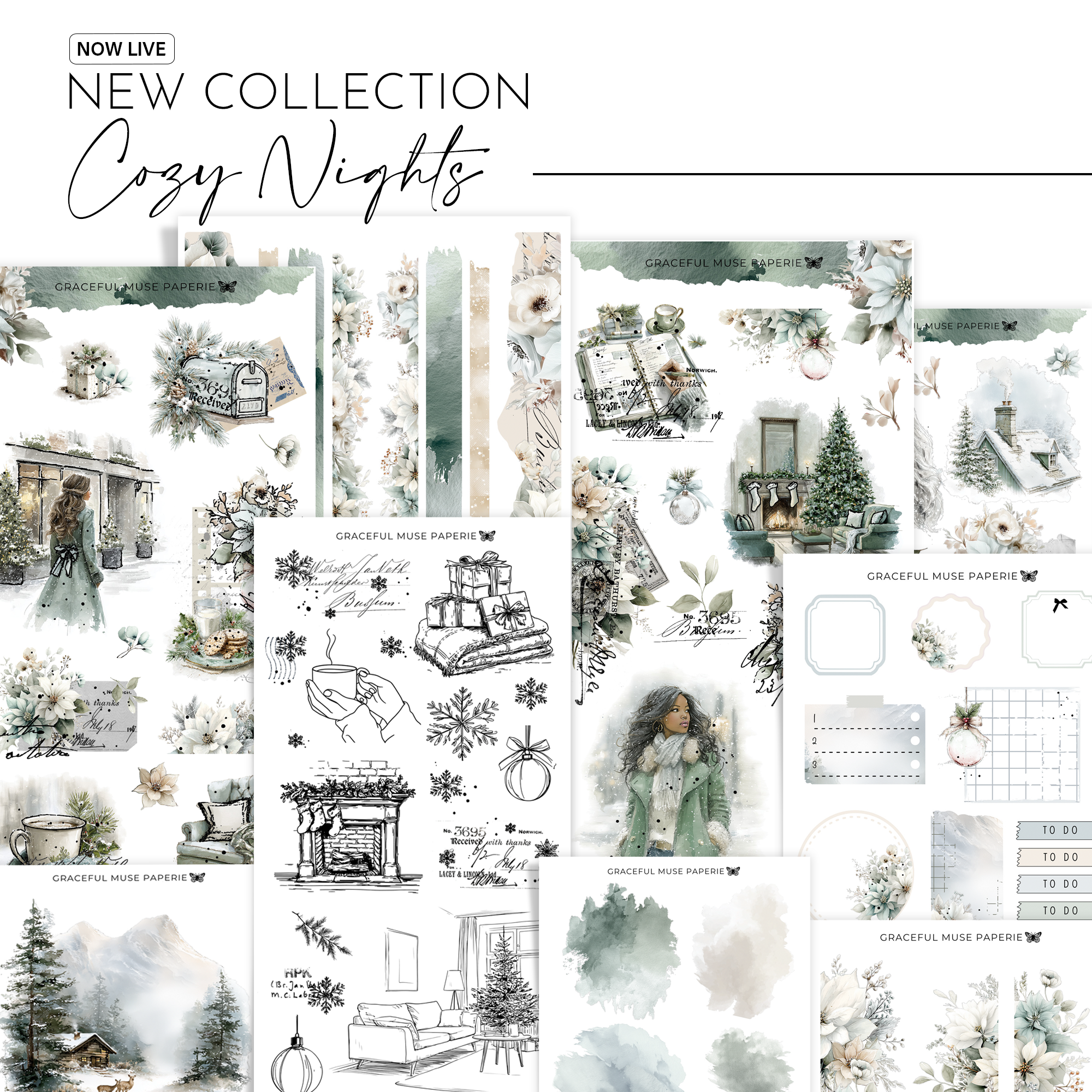 Cozy Nights FULL Journaling Collection