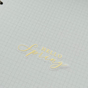 FOILED Die Cut - Hello Spring
