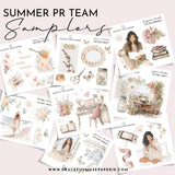 2026 Summer PR Team Samplers