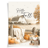 Farmhouse Fall - Hello Fall | Vellum Half Letter