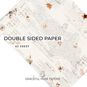 Farmhouse Fall - FOILED Double Sided Paper