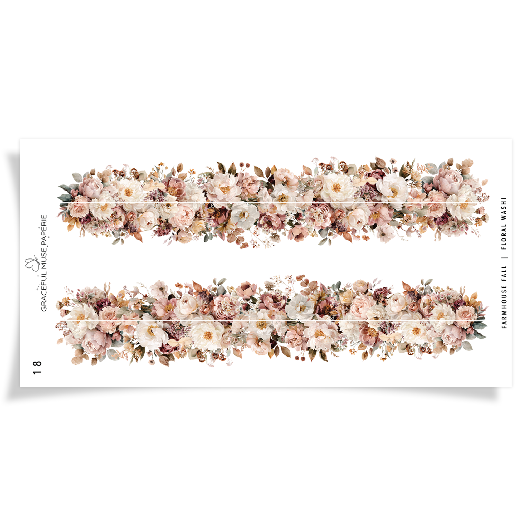 Floral Washi - Farmhouse Fall