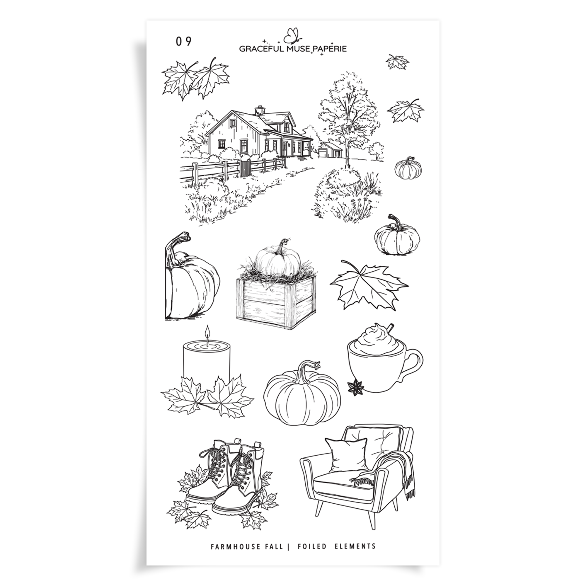 Foiled Elements - Farmhouse Fall
