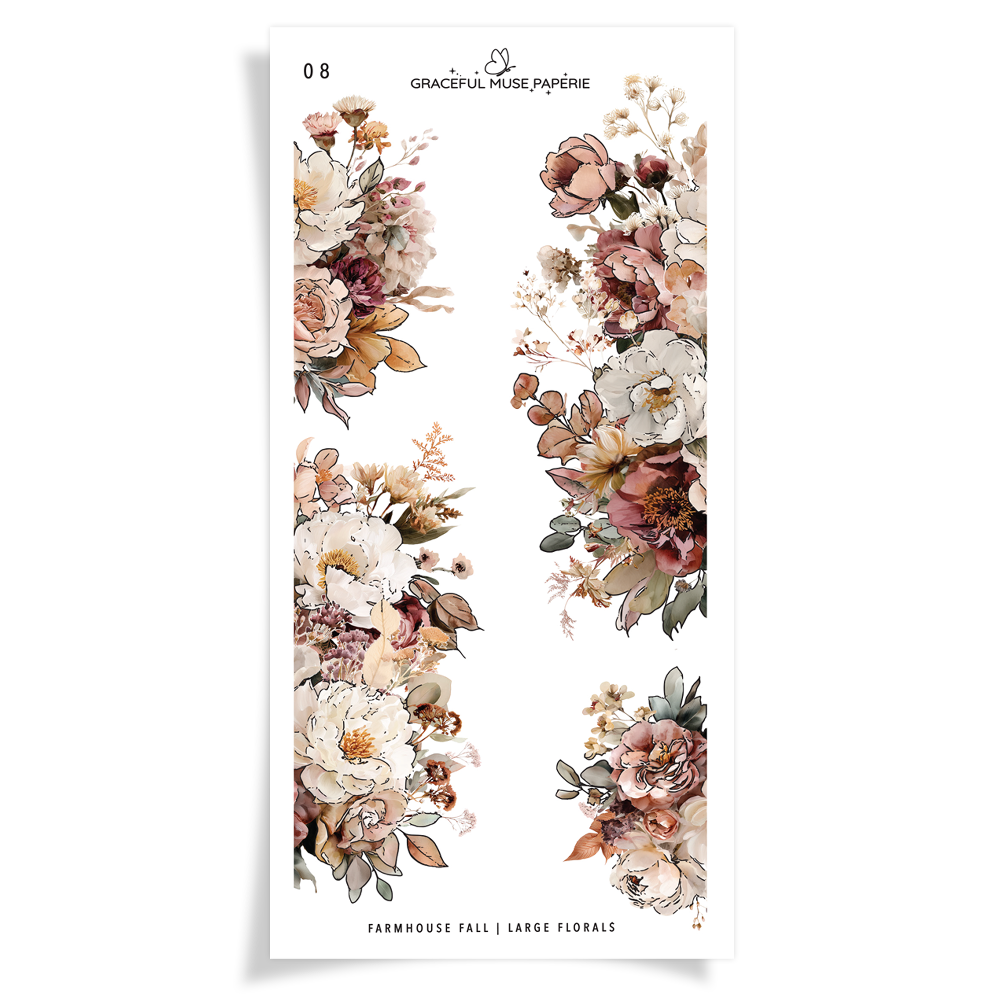 Large Florals - Farmhouse Fall