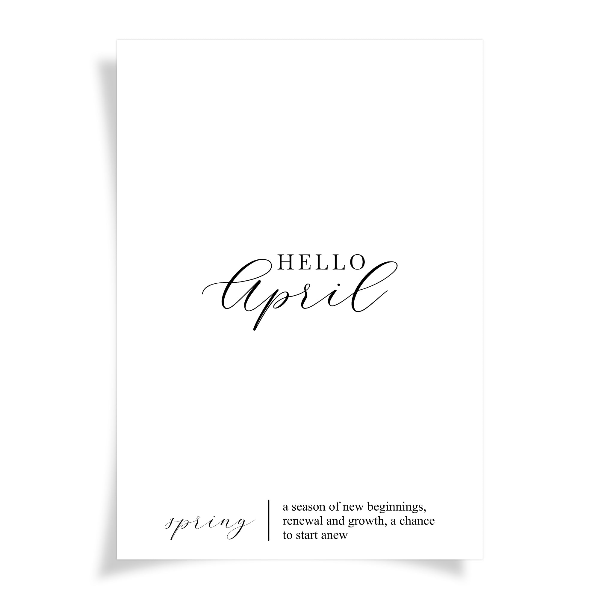Hello Months - Foiled Vellum HALF LETTER - FULL YEAR BUNDLE