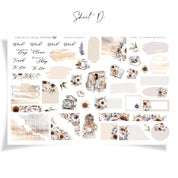 Chasing Sunsets | FOILED Hobonichi Cousin Weekly Sticker Kit