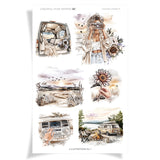 Illustrations 1 - Chasing Sunsets - FOILED