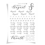 August Scripts | Chasing Sunsets