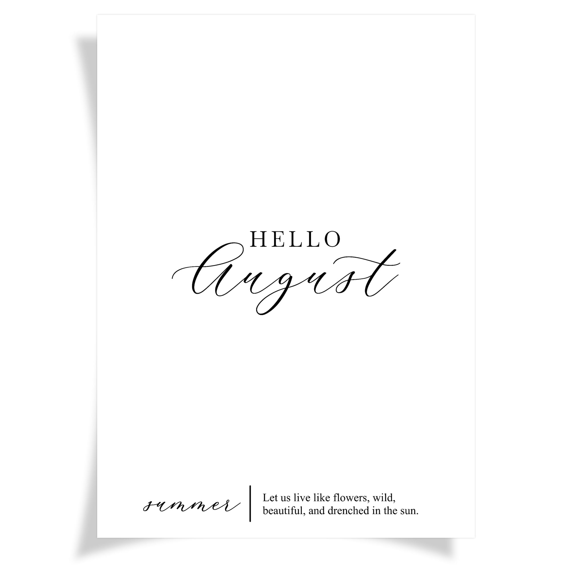Hello Months - Foiled Vellum HALF LETTER - FULL YEAR BUNDLE