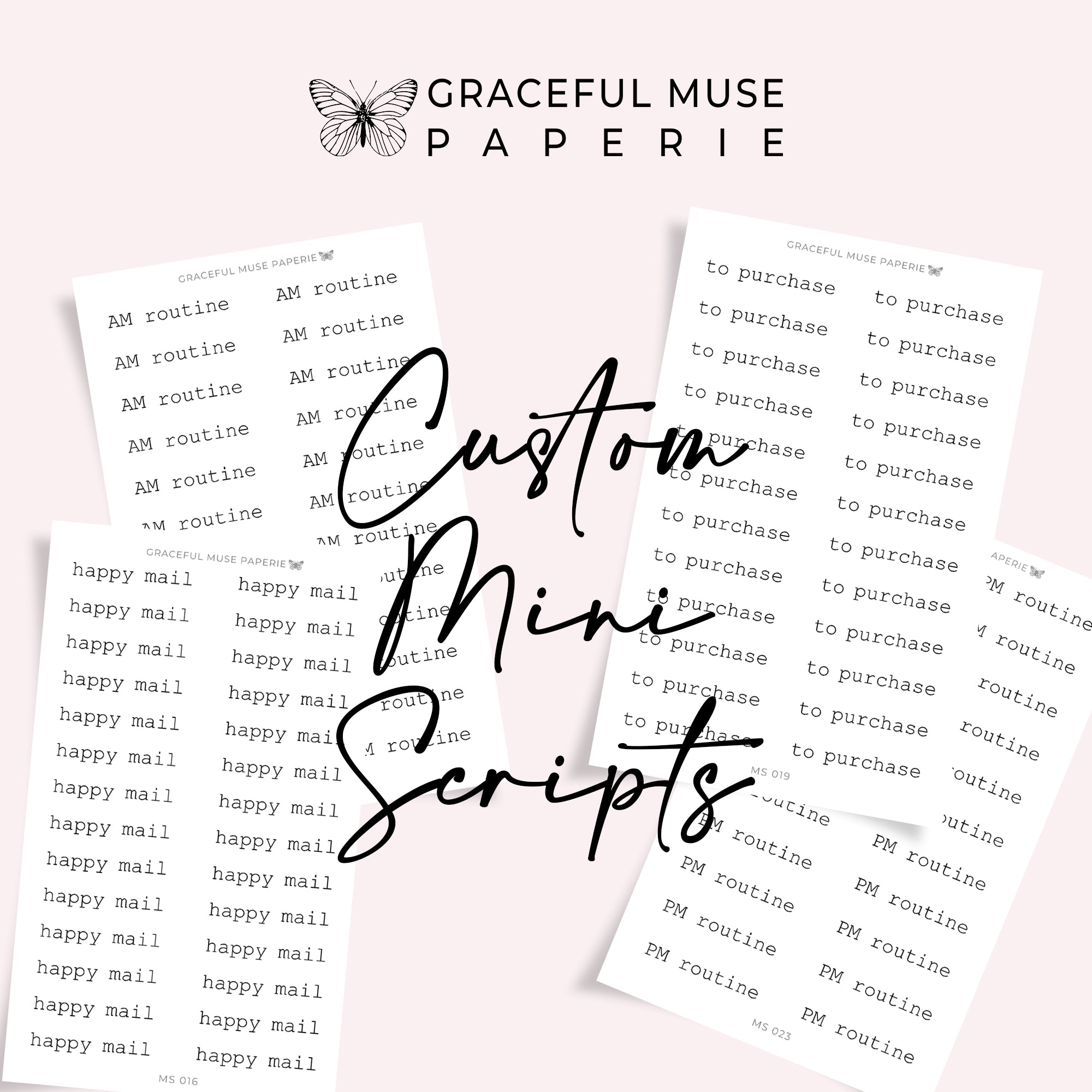 CUSTOM REQUEST | Mini Scripts | Classic Font