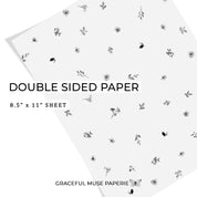 Winter Garden - FOILED Double Sided Paper
