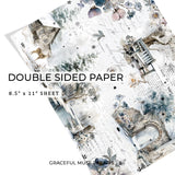 Winter Garden - FOILED Double Sided Paper