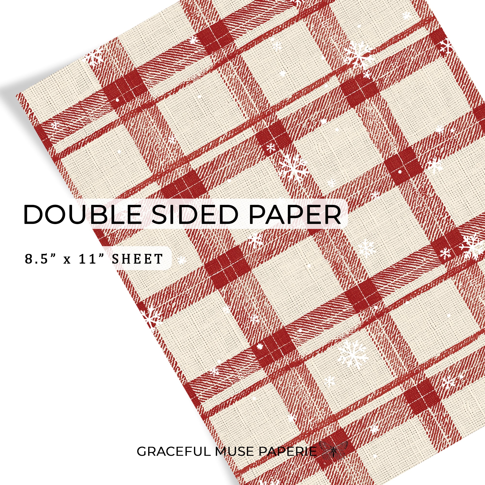 The Night Before  - FOILED Double Sided Paper