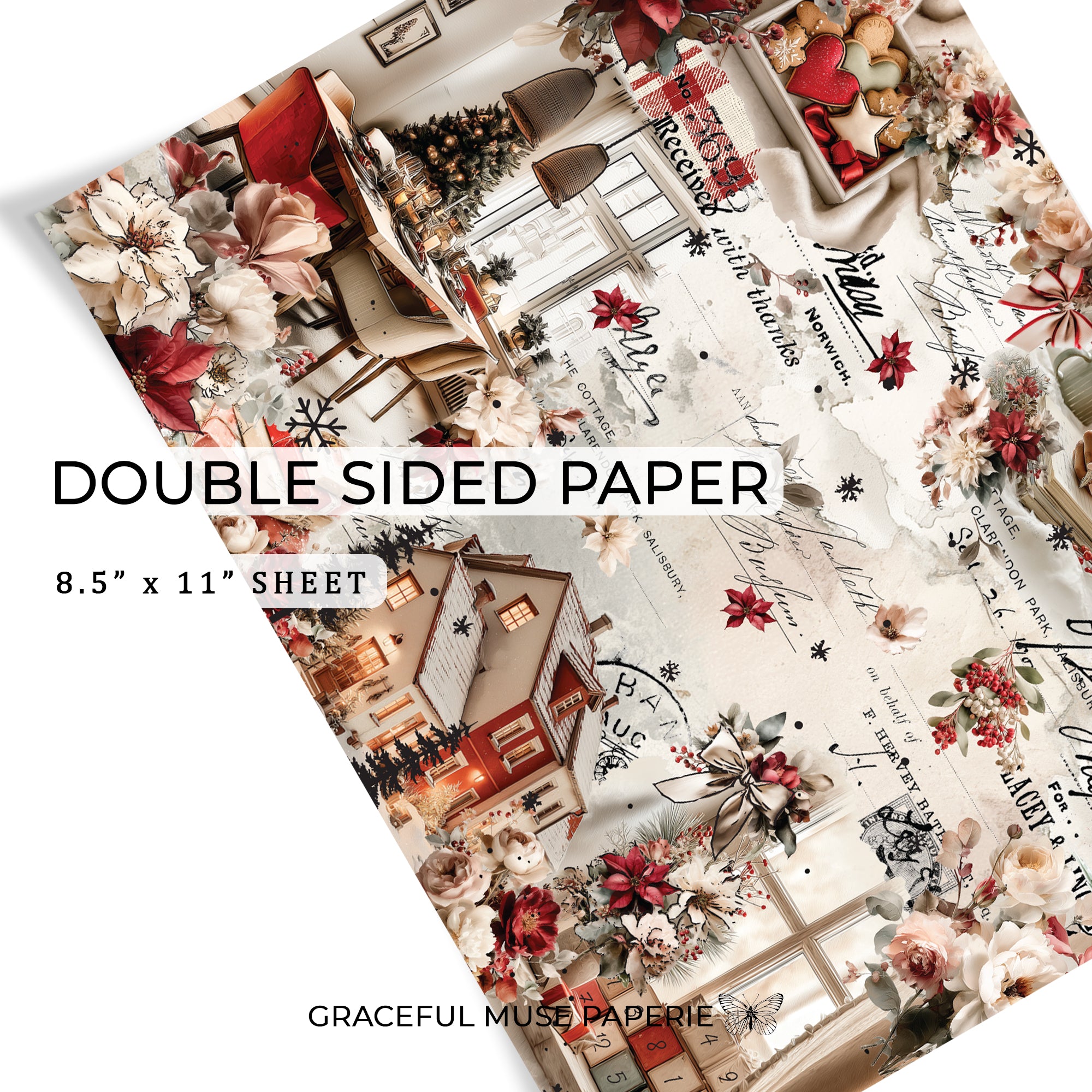 The Night Before  - FOILED Double Sided Paper