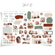 The Night Before | FOILED Hobonichi Cousin Weekly Sticker Kit