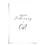 Hello February _ Chapter 2 | Foiled Vellum HALF LETTER - A Little Self Love