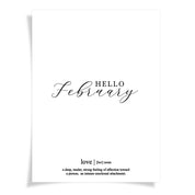 Hello Months - Foiled Vellum HALF LETTER - FULL YEAR BUNDLE