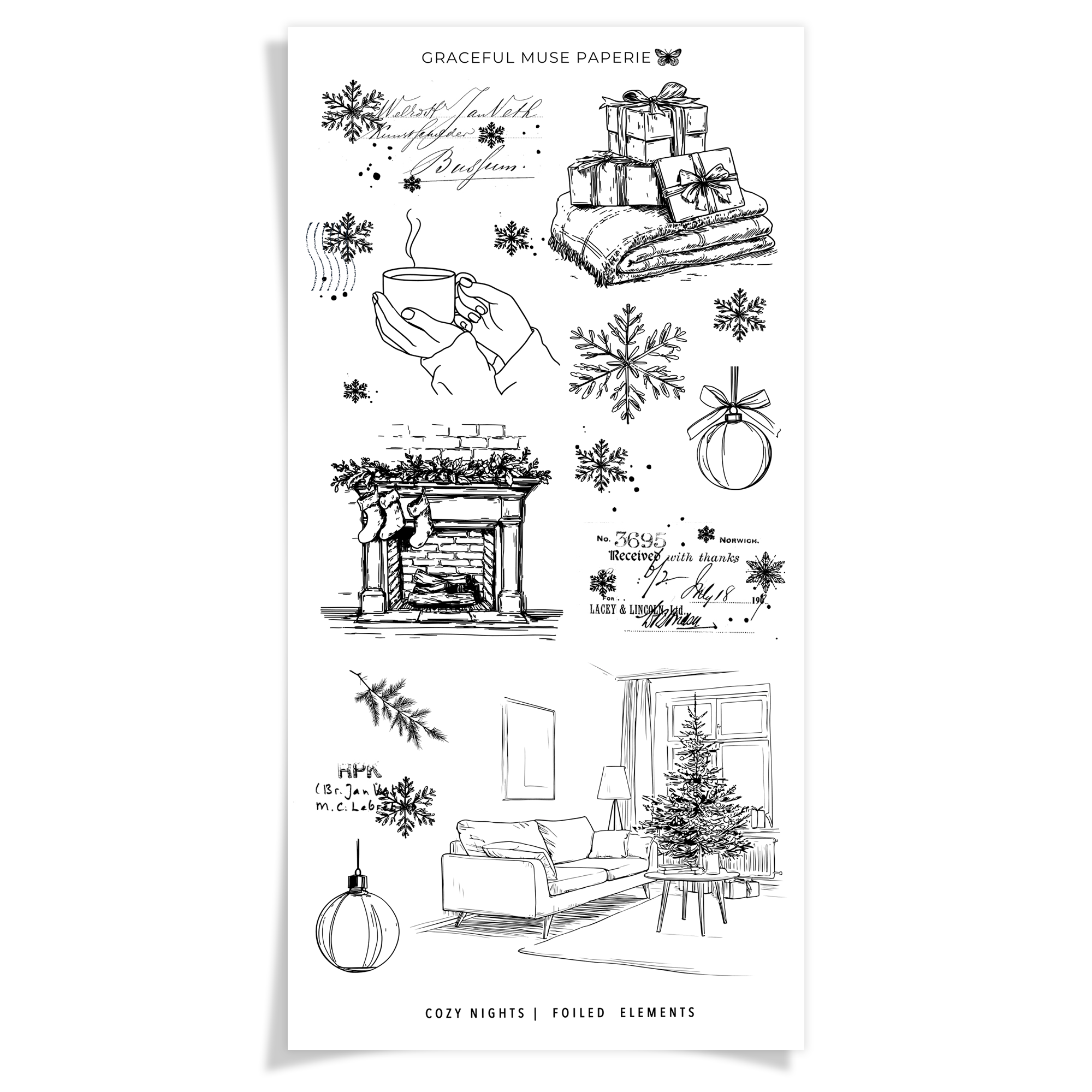 Graceful-Muse-Paperie-Foiled-Planner-Stickers-Cozy-Nights-Foiled-Elements.png