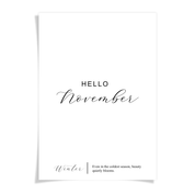 Hello Months - Foiled Vellum HALF LETTER - FULL YEAR BUNDLE