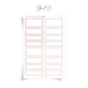 Huomautus itselle | Hobonichi Cousin Weekly -tarrasarja