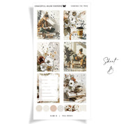 Turning The Page | FOILED Hobonichi Cousin Weekly Sticker Kit