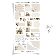 Turning The Page | FOILED Hobonichi Cousin Weekly Sticker Kit