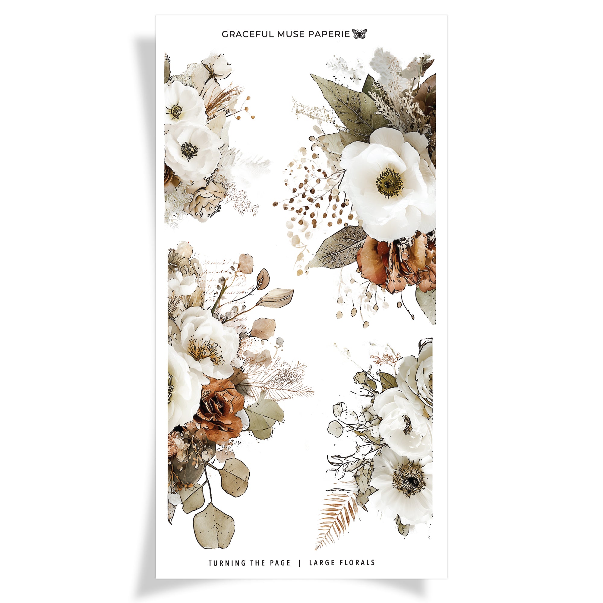 Large Florals - Turning The Page