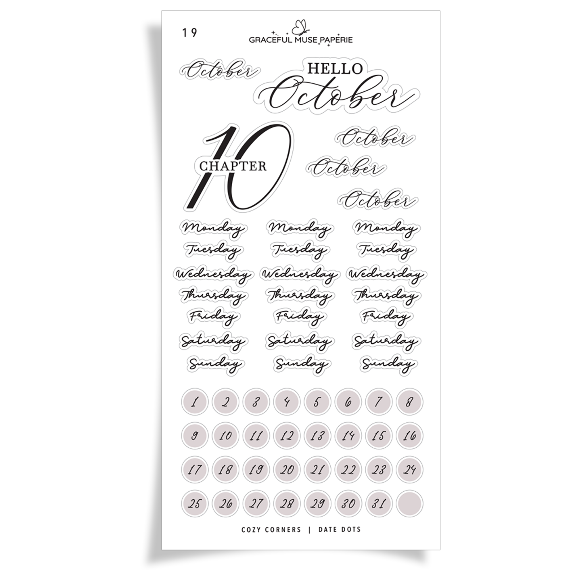 Date Dots - Cozy Corners
