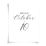 Hello October _ Chapter 10 | Foiled Vellum HALF LETTER - Cozy Corners
