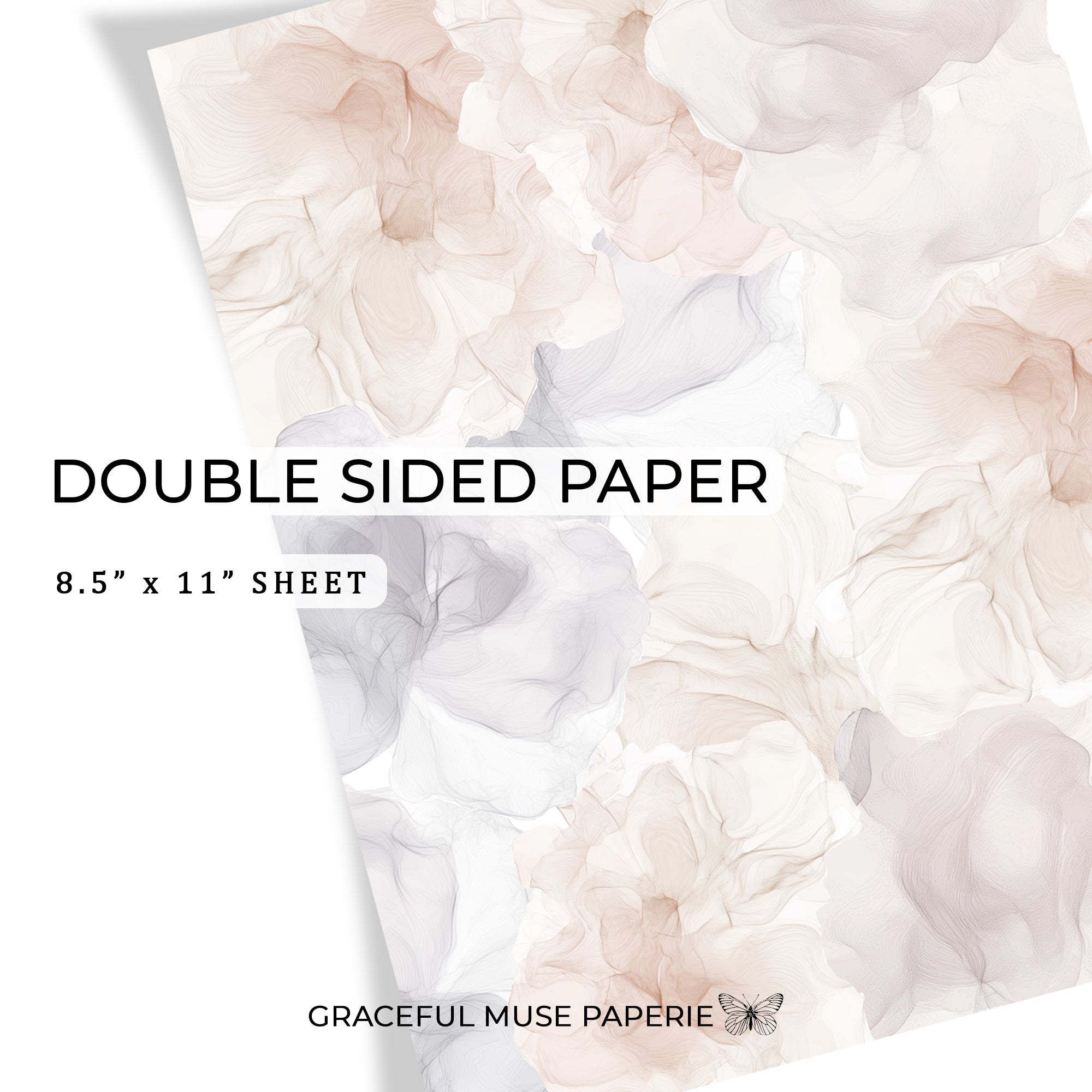 Cotton Tail Meadow - FOILED Kaksipuolinen paperi