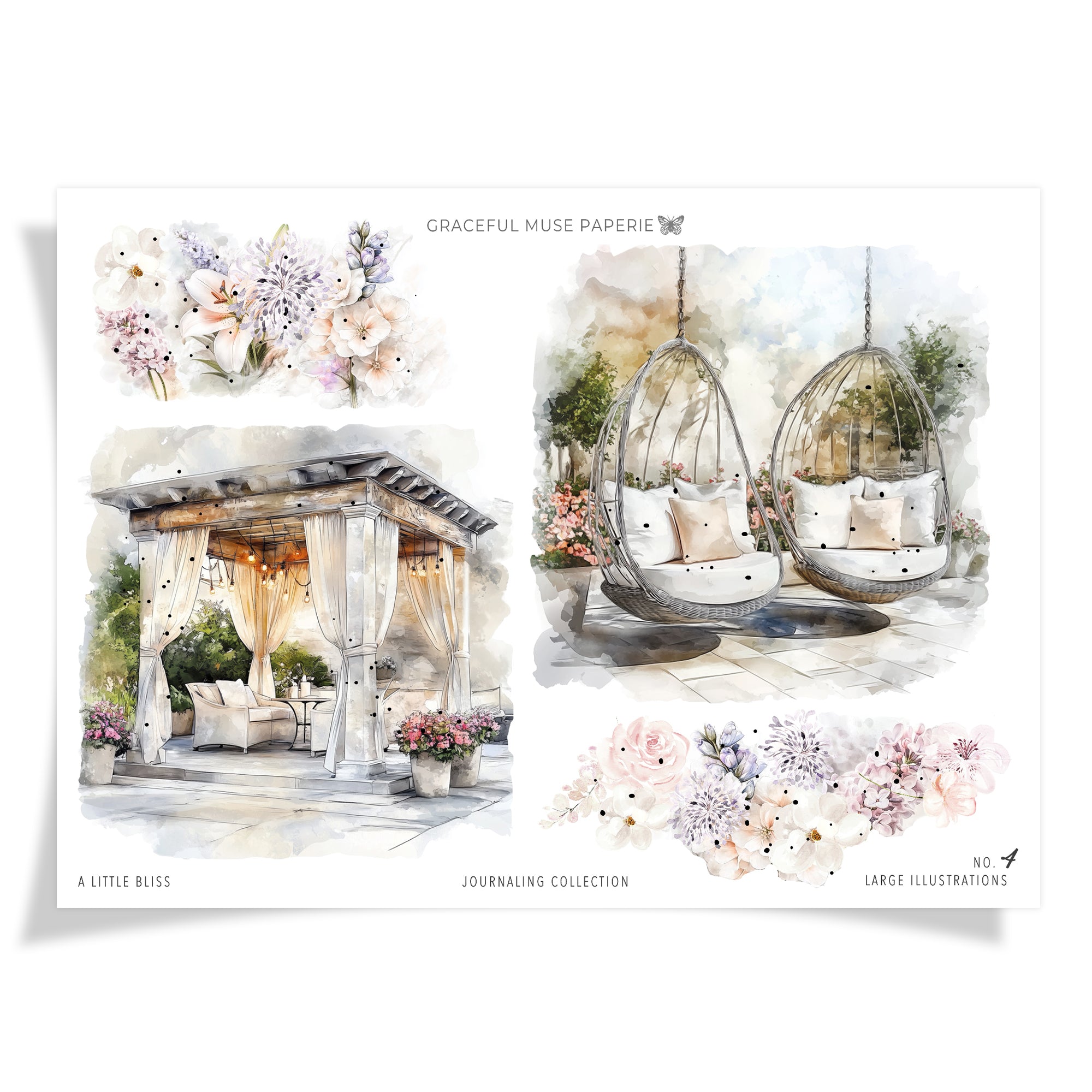 Kuvat 1 - Cotton Tail Meadow - FOILED