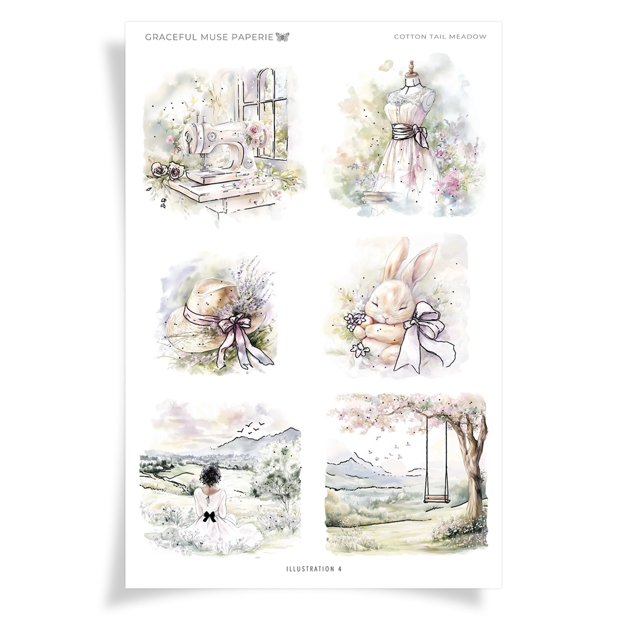 Kuvat 4 - Cotton Tail Meadow - FOILED