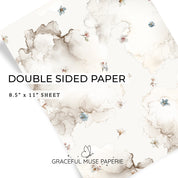 Audrey - FOILED Double Sided Paper