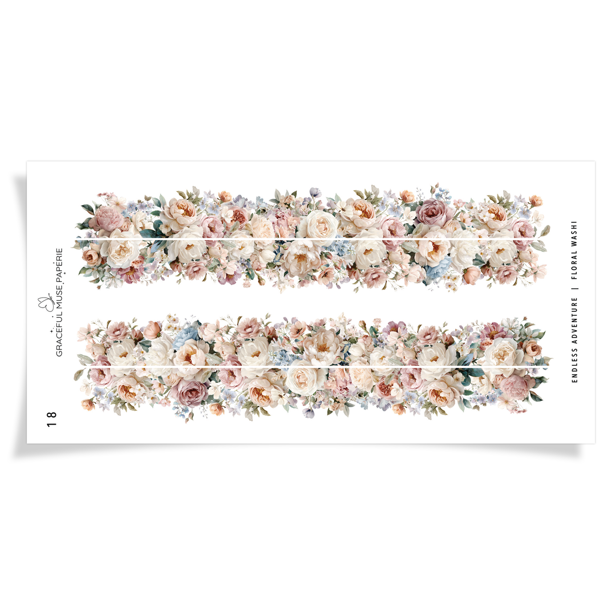 Floral Washi -  Endless Adventure