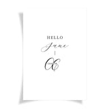 Hello June _ Chapter 6 | Foiled Vellum HALF LETTER - Santorini Sunset