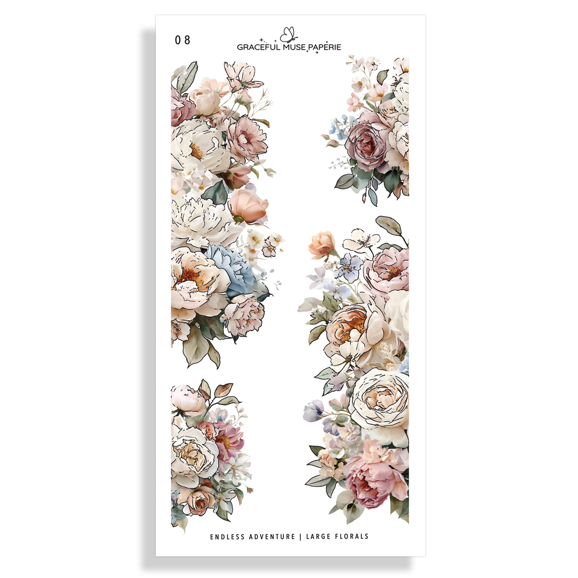 Large Florals -  Endless Adventure