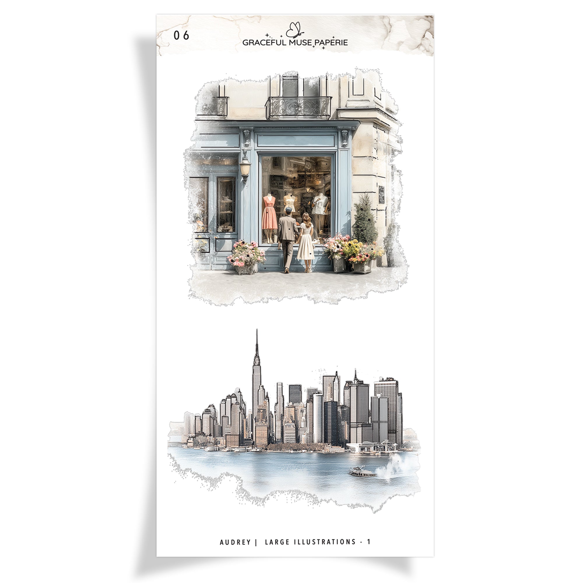 Large Illustrations 1 - Audrey
