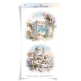 Large Illustrations 2 - Santorini Sunset