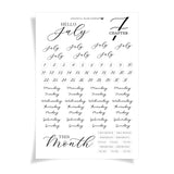 July Scripts | Tranquil Shores