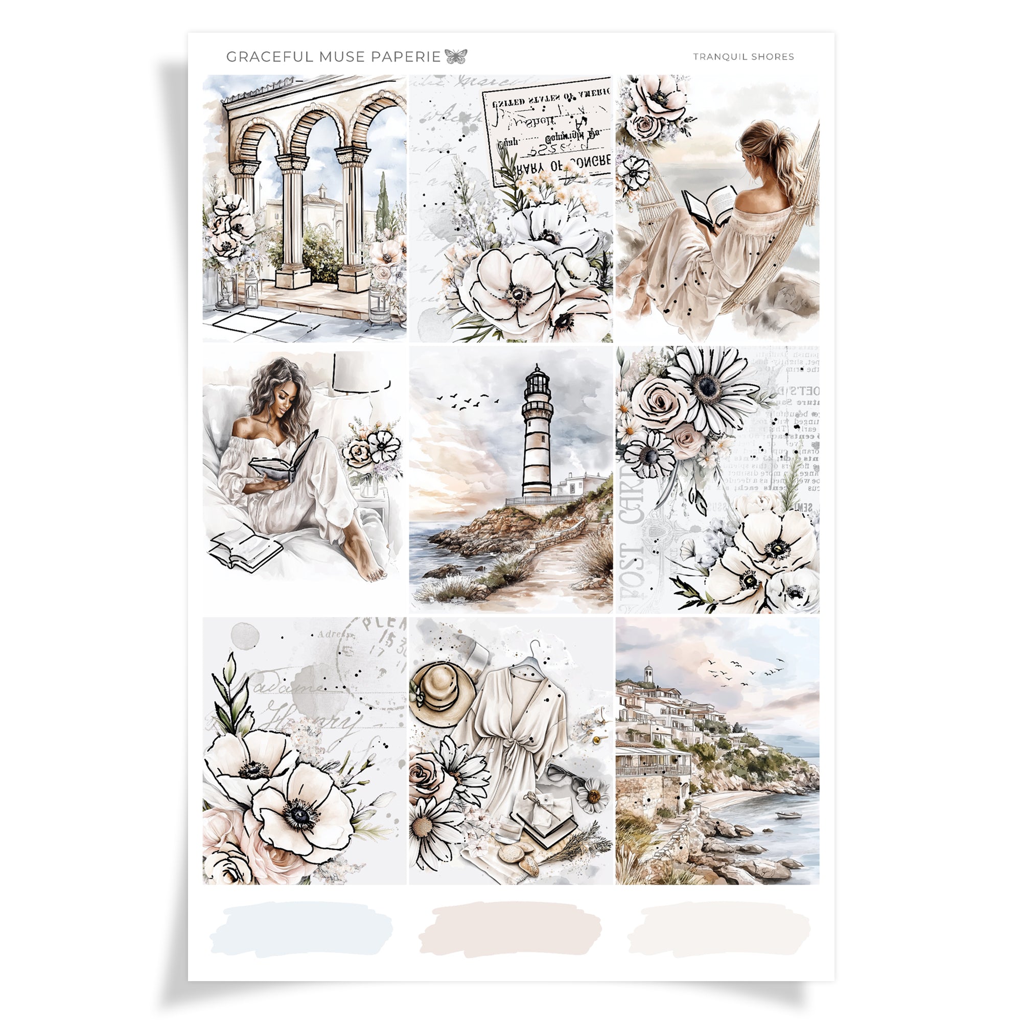 Tranquil Shores  | Gold Foil | SV Kit