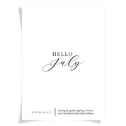 Hello Months - Foiled Vellum HALF LETTER - FULL YEAR BUNDLE