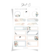 City Retreat | FOILED Hobonichi Cousin Weekly Sticker Kit