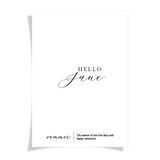 Hello June | Foiled Vellum HALF LETTER