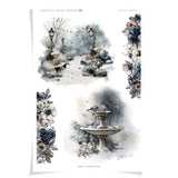 Large Illustrations  - Winter Garden  - FOILED