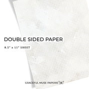 Nach dem Regen - FOLIERTES doppelseitiges Papier