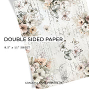 Nach dem Regen - FOLIERTES doppelseitiges Papier