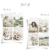 Flutterby | FOILED Hobonichi Cousin Weekly Sticker Kit