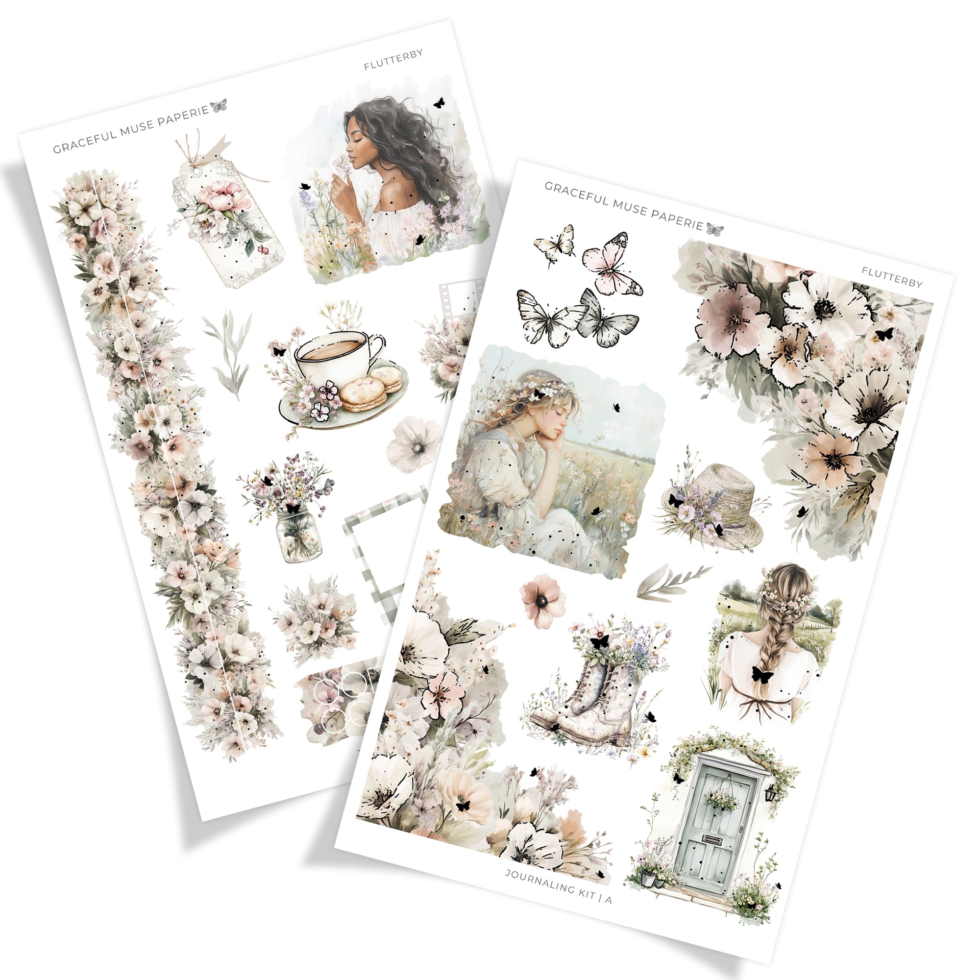 Hello Flutterby Flutterby | Journaling Kit – Graceful Muse Paperie