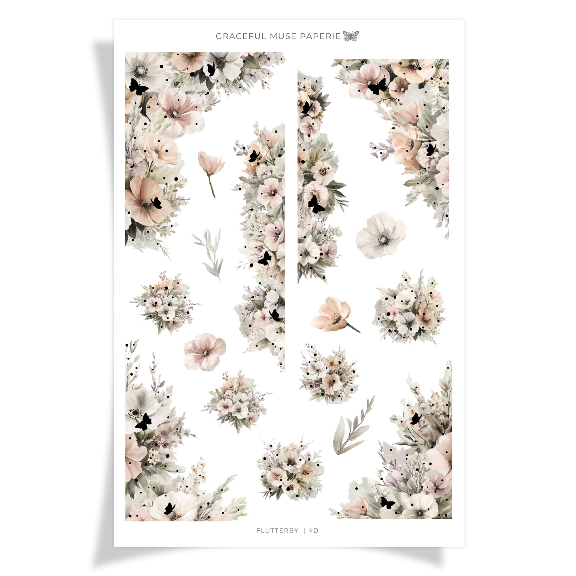 Floral Deco - Flutterby