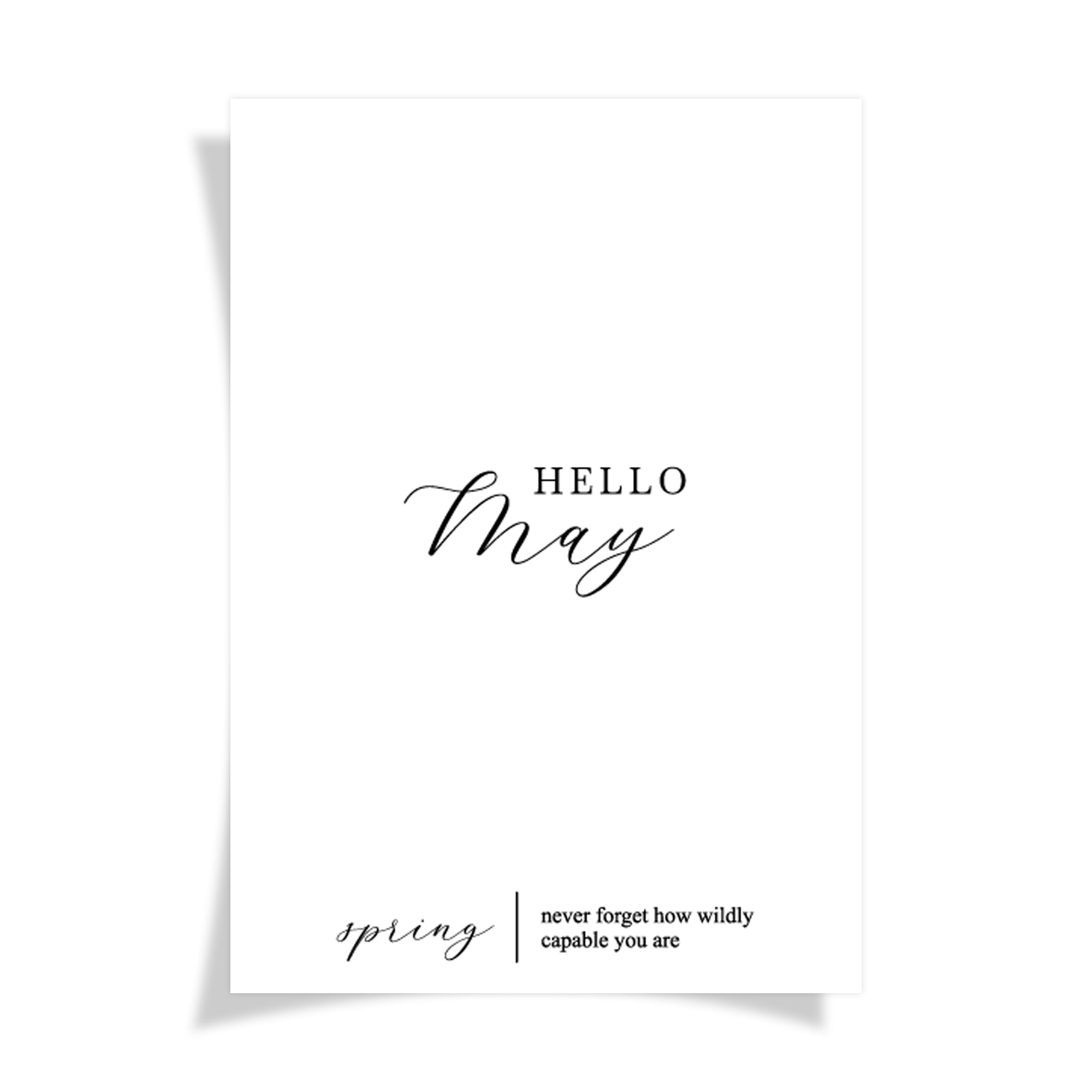 Hello Months - Foiled Vellum HALF LETTER - FULL YEAR BUNDLE